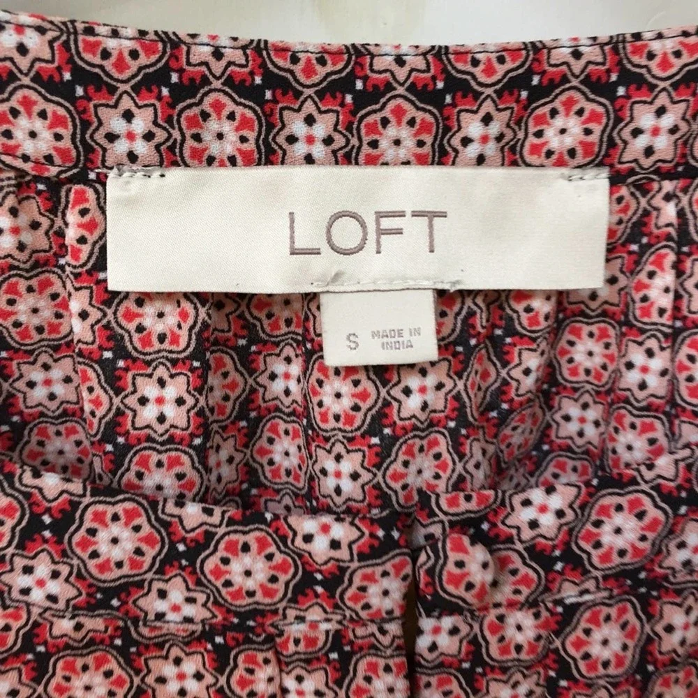 LOFT Long Sleeve Tunic With Ruffle - Picture 6 of 13